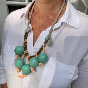 Anthropologie Chunky Bauble Necklace
